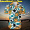 Miami Dolphins Beast Mode Mascot Jungle Hawaiian Shirt