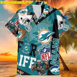 Miami Dolphins NFL Classical Style Feature Summer Hawaiian Shirt