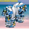 NFL Detroit Lions Monstera Deliciosa Palm Leaf Hawaiian Shirt