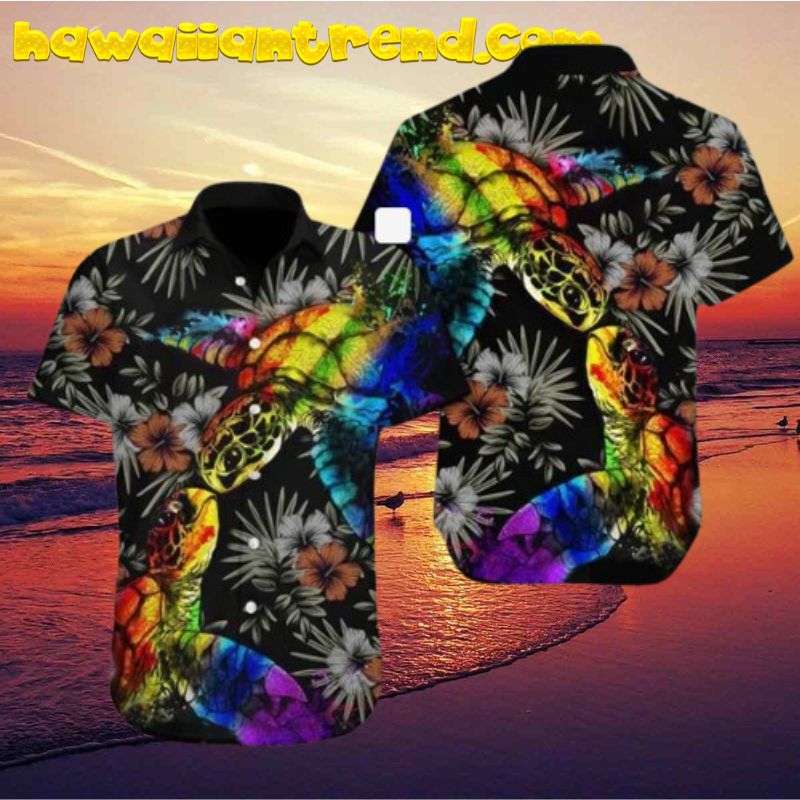 Pride Month LGBT Love From Turtle Aloha Hawaiian Shirt