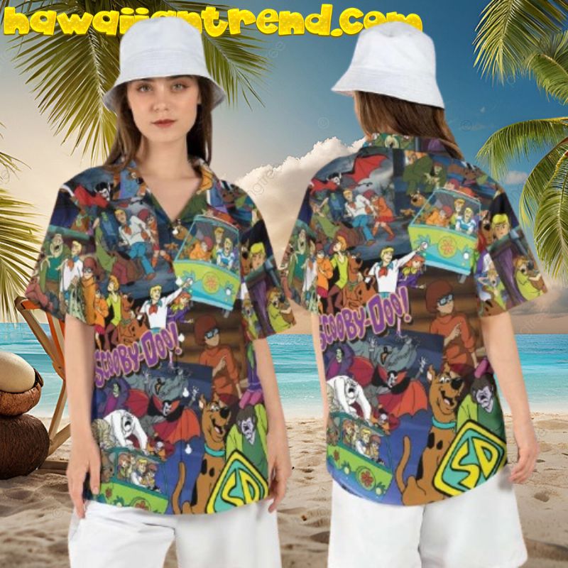 Scooby Doo Adventure Horror Scared Hawaiian Shirt