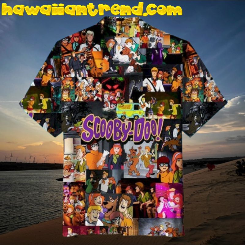 Scooby-Doo Feature Scene Hawaiian Shirt