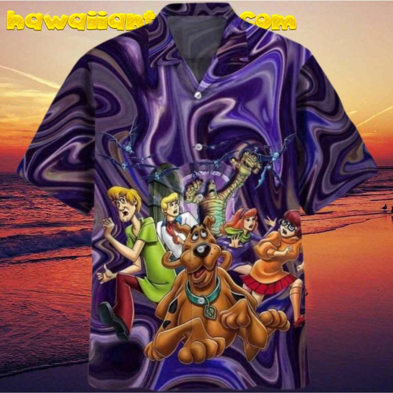 Scooby Doo Halloween Spooky Horror Hawaiian Shirt