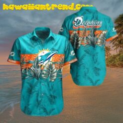 Swaying Palms Miami Dolphins Hawaiian Shirt