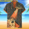Retro Galaxy UFO Alien Bigfoot Hawaiian Shirt For Men