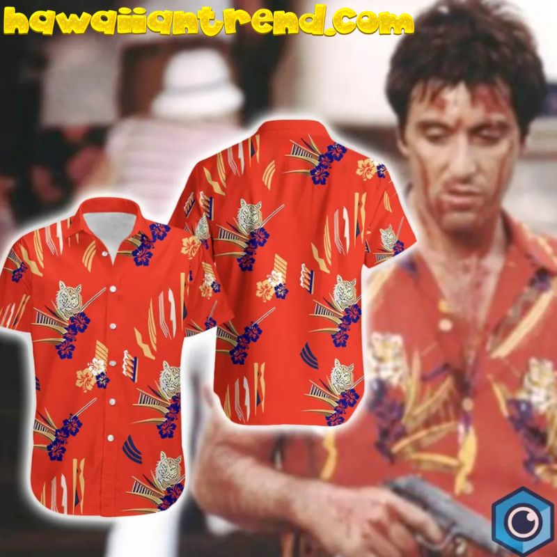 Tony Montana Scarface Summer Aloha Hawaiian Shirt Tony Montana Scarface Summer Aloha Hawaiian Shirt