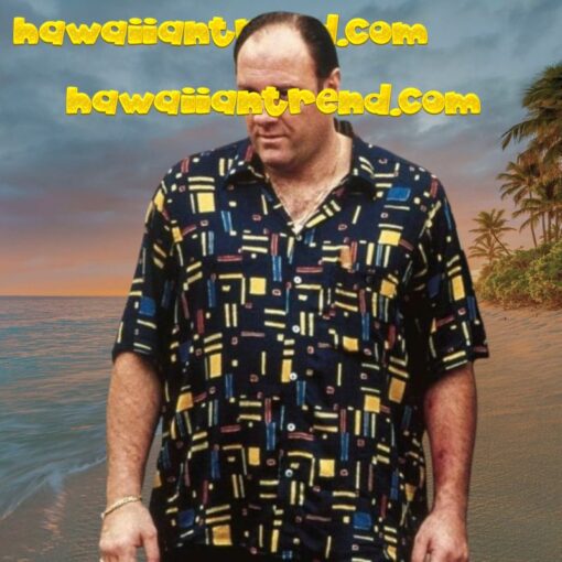 Tony Soprano Geometry Hawaiian Shirt