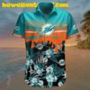 Swaying Palms Miami Dolphins Hawaiian Shirt