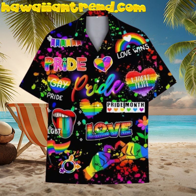 Pride Month LGBT Love From Turtle Aloha Hawaiian Shirt