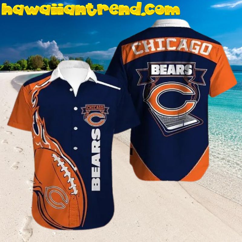 Chicago Bears The Fire Ball Unique Edition Hawaiian Shirt