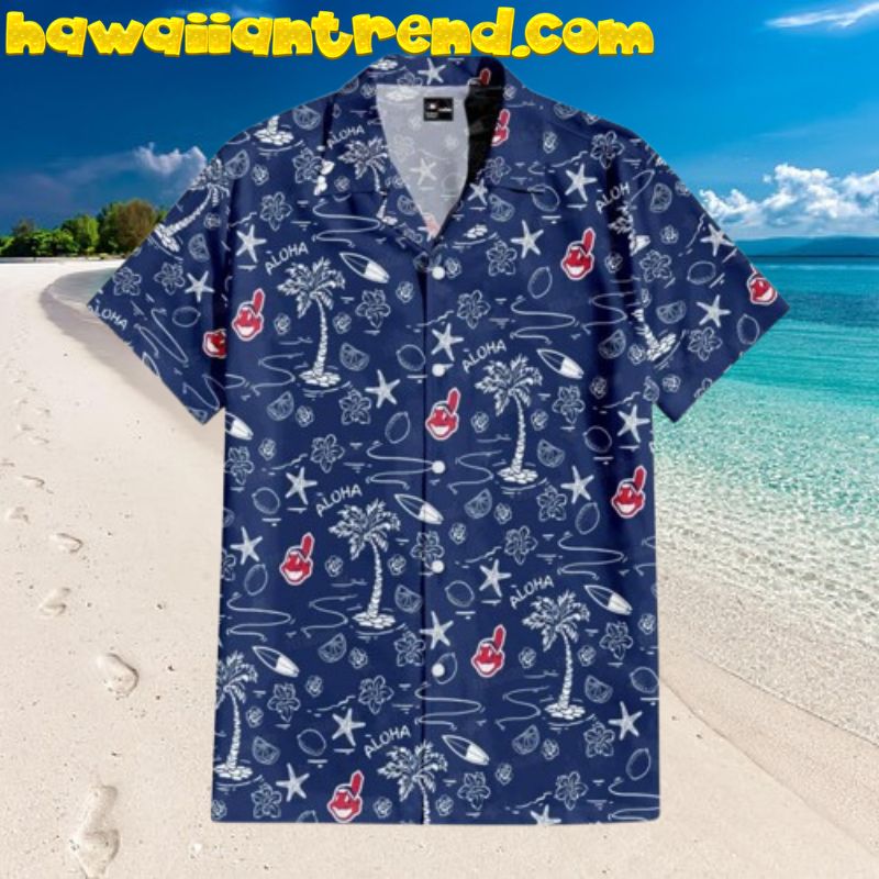 Cleveland Guardians Aloha Tropical Island Hawaiian Shirt