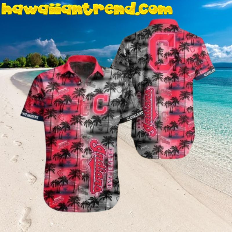 Cleveland Indians Mlb Coconut Island Hawaiian Shirt