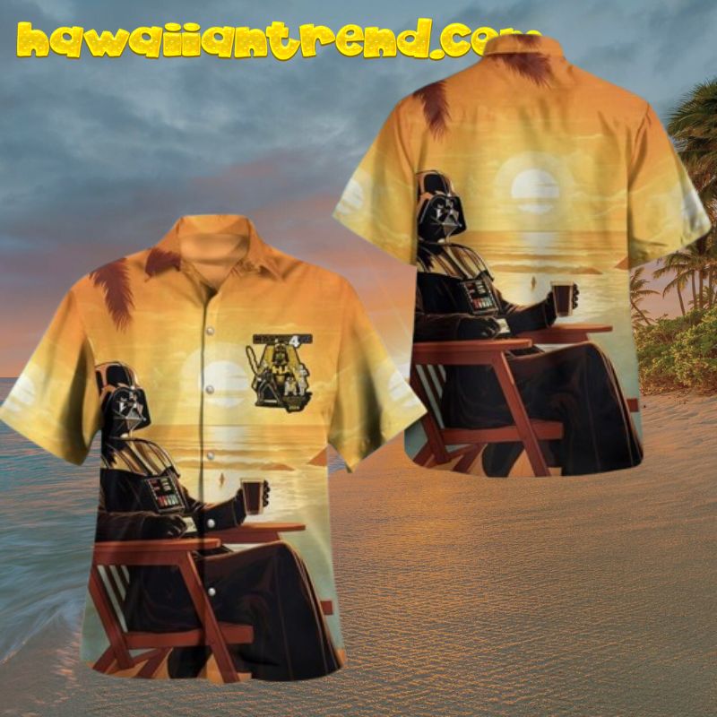 Darth Vader Enjoy The Beach Sunset Aloha Hawaiian Shirt