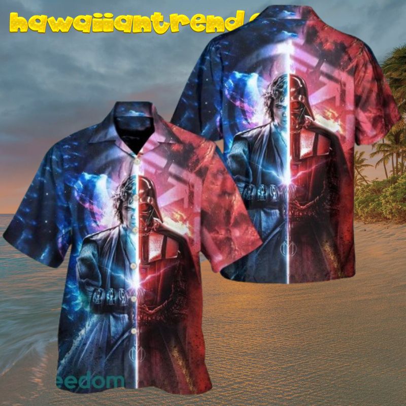 Darth Vader Half Style Star Wars Hawaiian Shirt