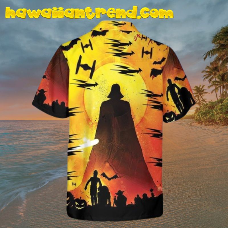 Darth Vader Sunset Halloween is Coming Hawaiian Shirt