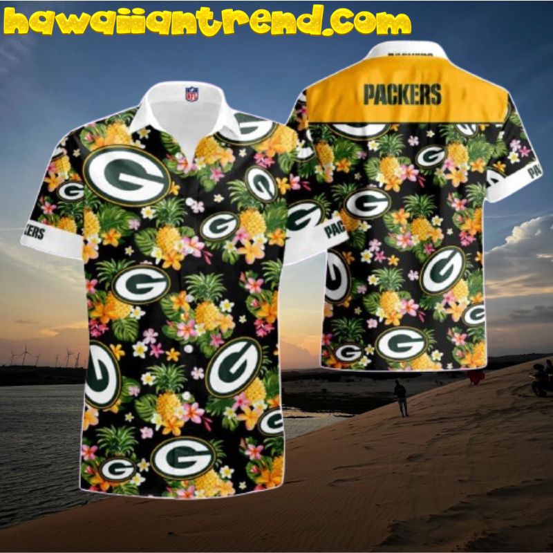 Green Bay Packers Pineapple Fruit Hawaiian Shirt