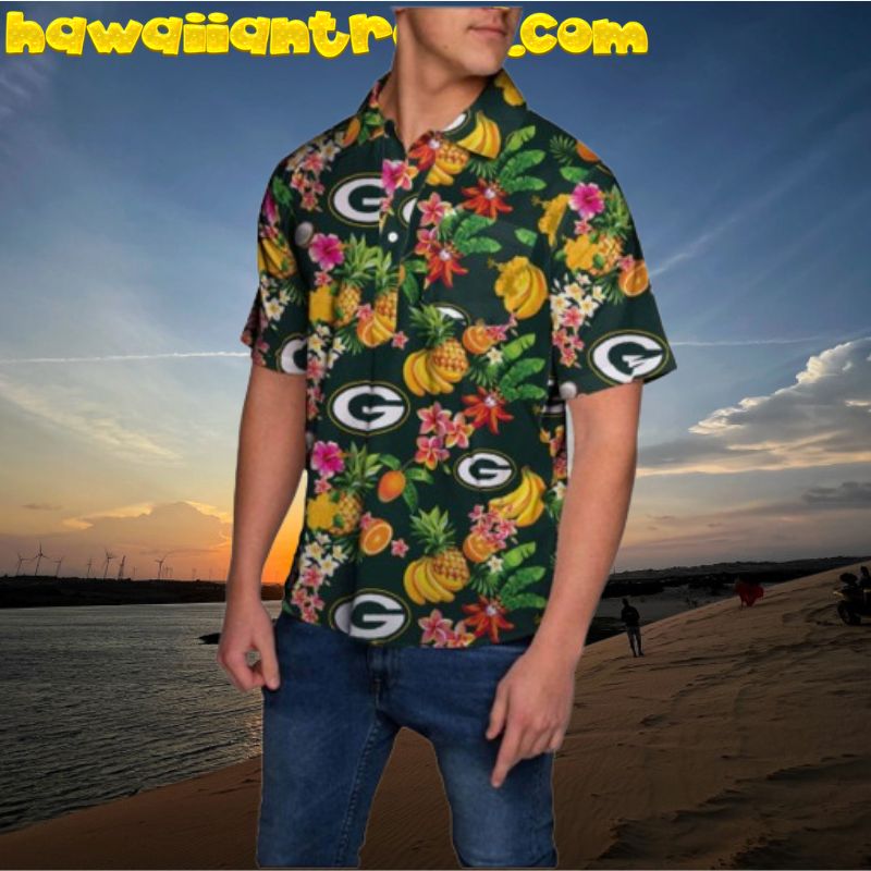 Green Bay Packers Tropical Fruit Sweet Hawaiian Shirt