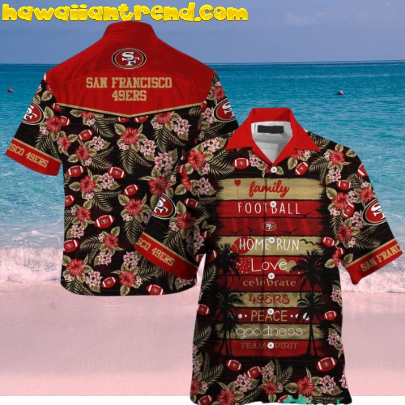 San Francisco 49ers Depth Chart Tropical Ball Hawaiian Shirt
