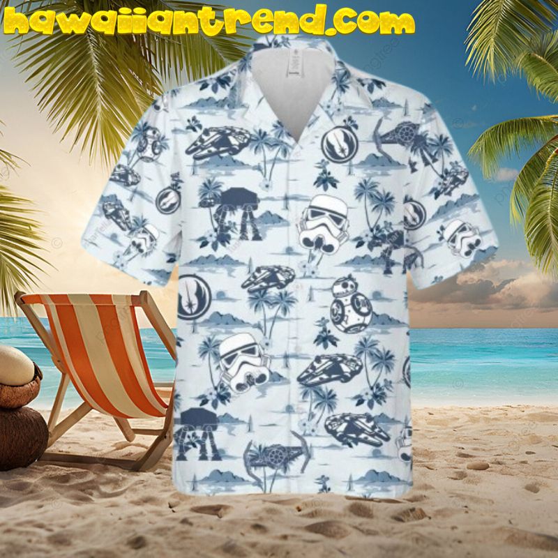 Star Wars Droid And Stormtrooper Summer Hawaii Shirt