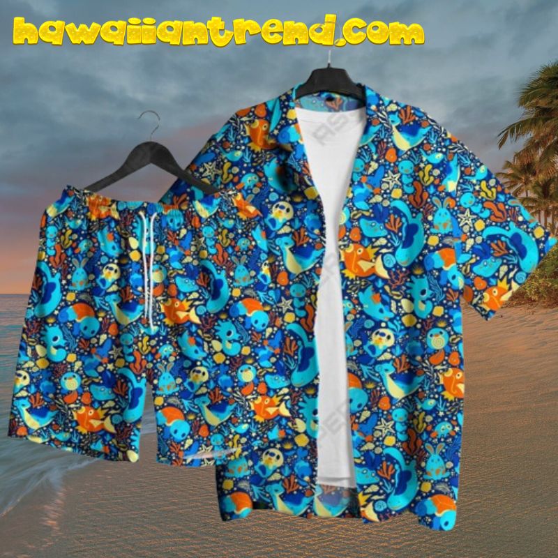 Magikarp And The Water Pokemons Hawaiian Shirt