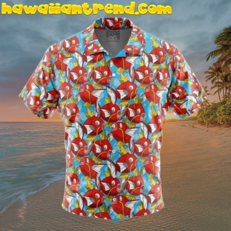 Magikarp Pokemon Seamless Aloha Hawaiian Shirt