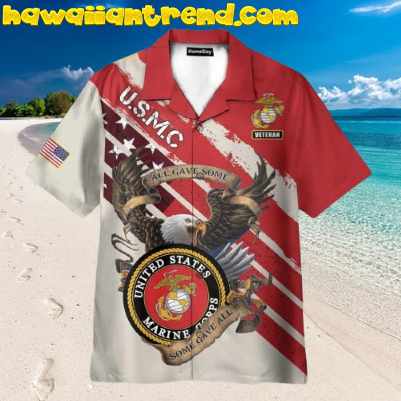 USMC The Eagle Hawaiian Shirt