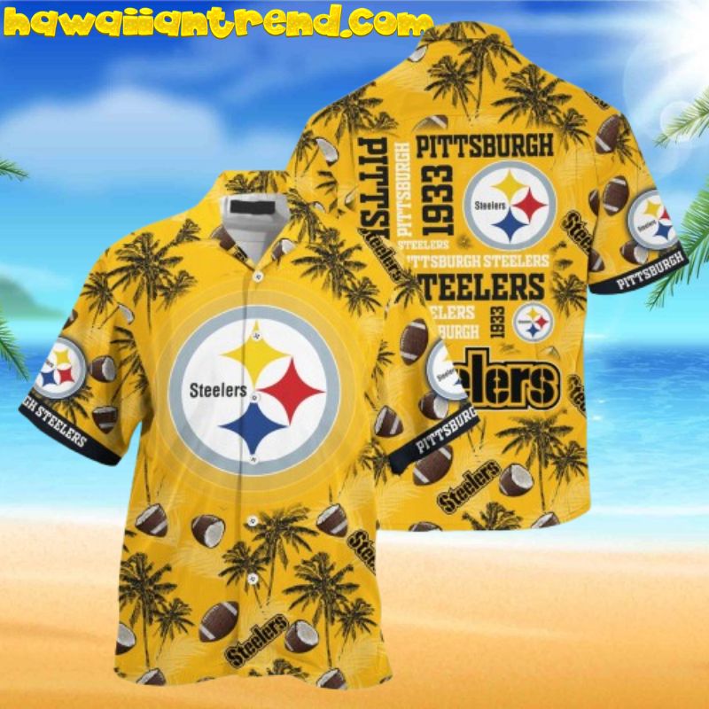 Pittsburgh Steelers Coconus Ball Island Tropical Hawaiian Shirt