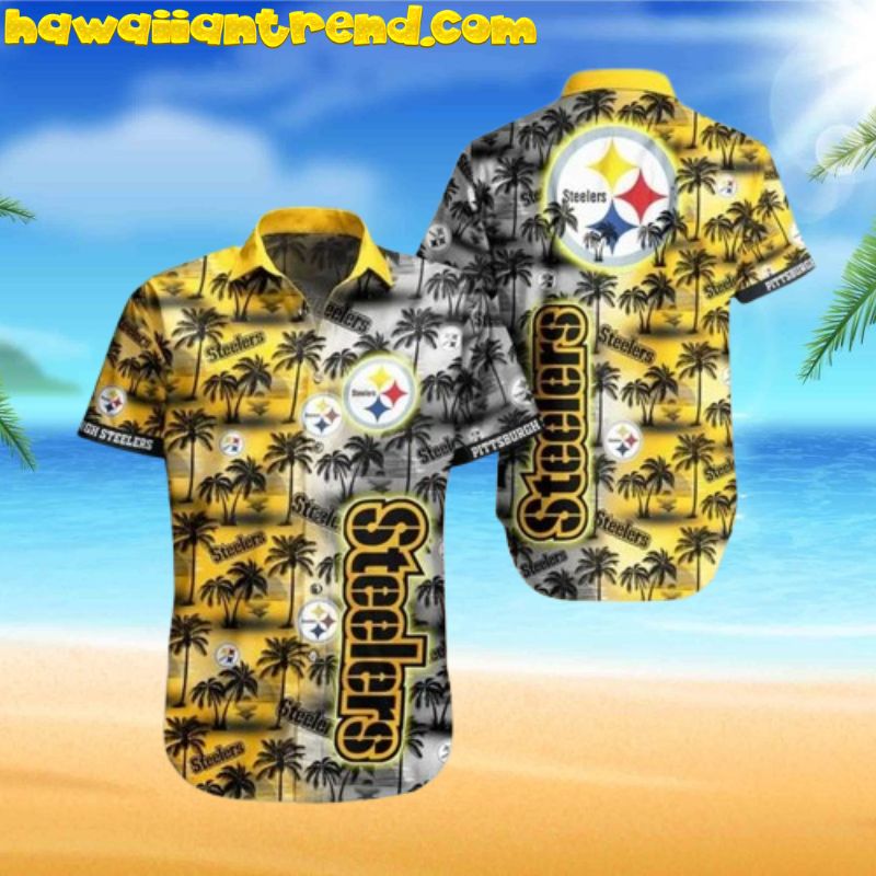 Pittsburgh Steelers Nfl Sunset And Night Aloha Hawaiian Shirt