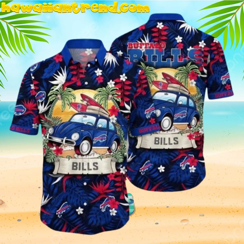 Buffalo Bills Tropical Beach Summer Trip Aloha Hawaiian Shirt