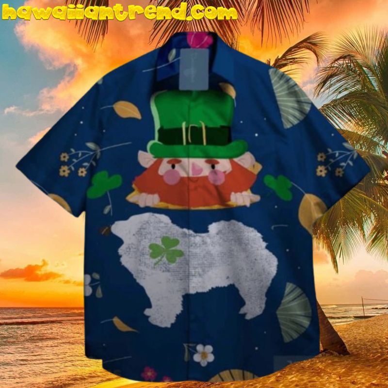 Dogs and Shamrock Happy St Patrick’day Hawaiian Shirt