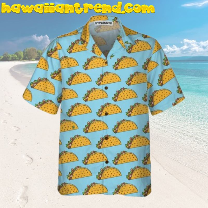 Nice Tacos Seamless Pattern Aloha Hawaiian Shirt