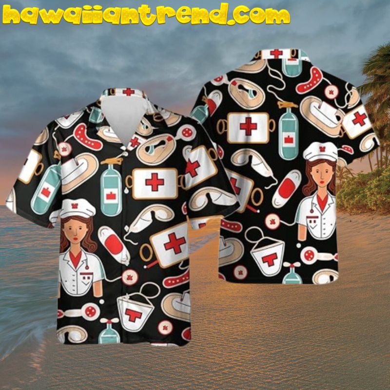 Doctor Hospital Nurse Lover Hawaiian Shirt for Men, Women