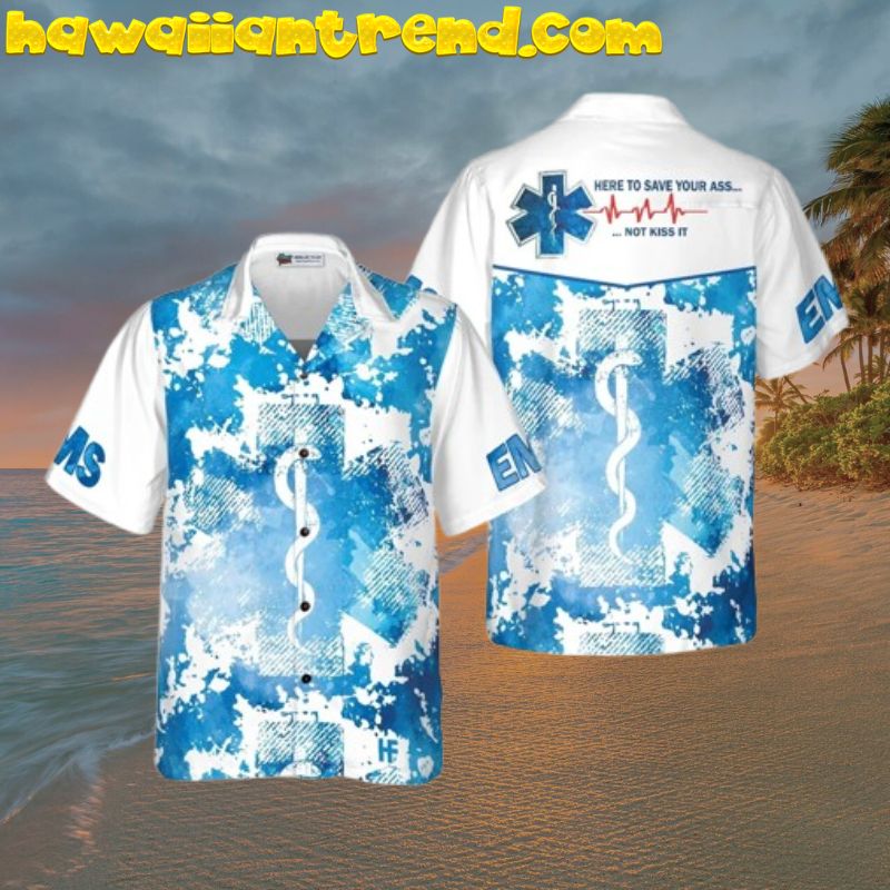 EMS Paramedic Pharmacy Nurse Hawaiian Shirt