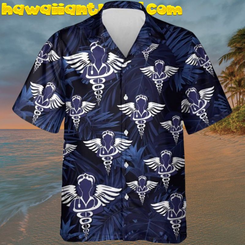 Nurse Wings Angel Hawaiian Shirt