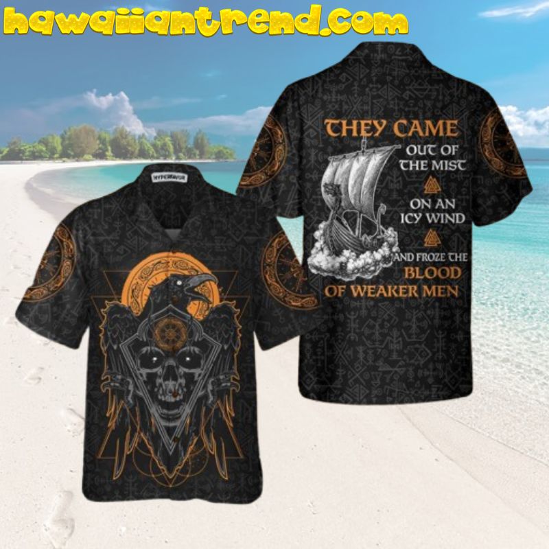 They Came Out Of The Mist Viking Hawaiian Shirt
