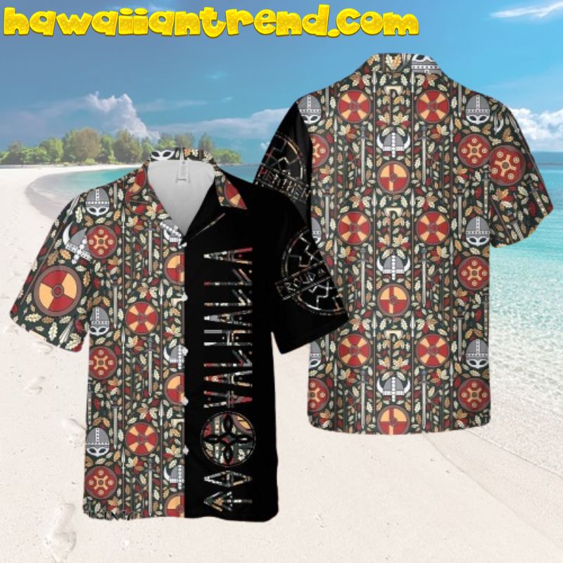 Viking To Valhalla Colorful Hawaiian Shirt