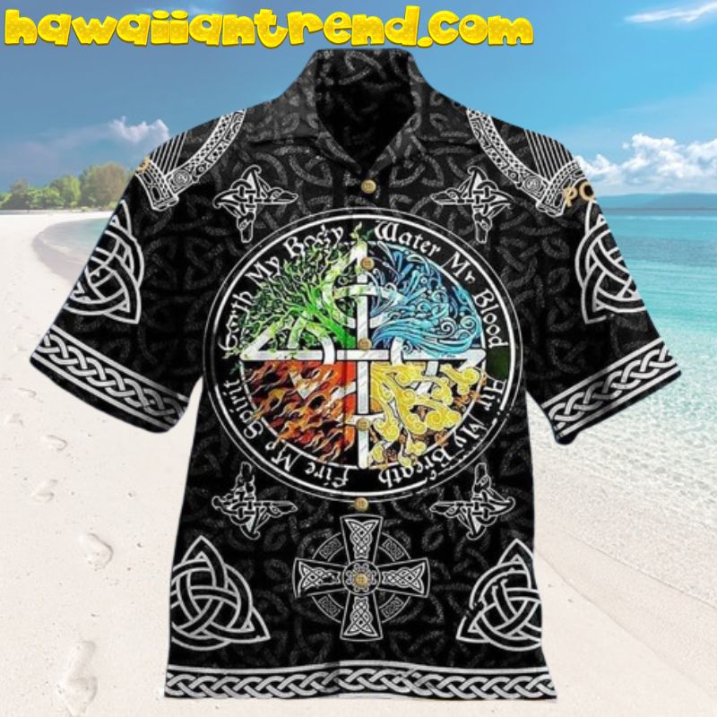 Water My Blood Viking Hawaiian Shirt