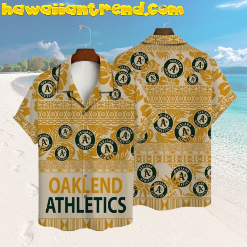Oakland Athletics Coconut Island Summer Vibes Hawaiian Shirt
