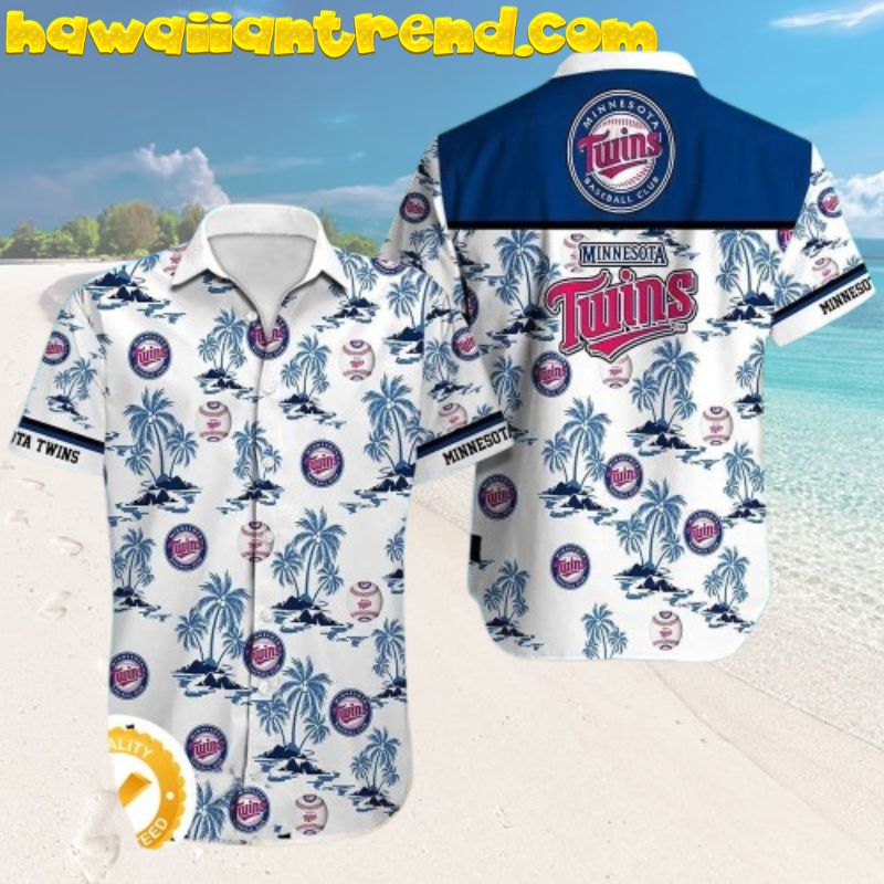 Minnesota Twins MLB Ball Coconut Island Summer Holiday Hawaiian Shirt