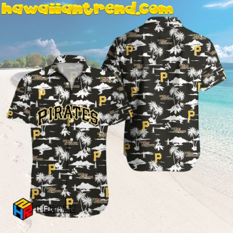 Mlb Pittsburgh Pirates Night Theme Tropical Island Hawaiian Shirt