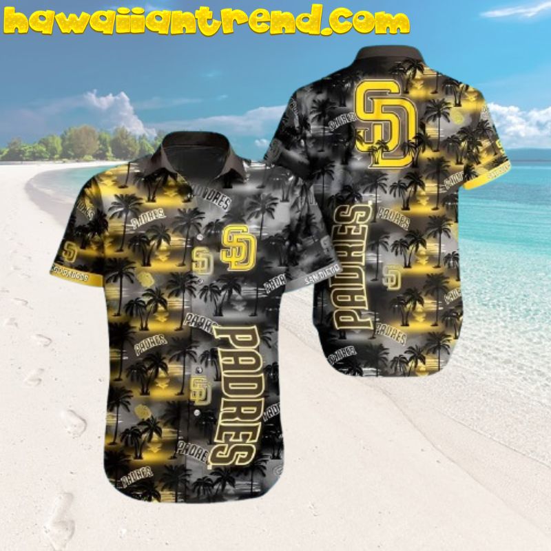MLB San Diego Padres Day-Night Palm Islands Hawaiian Shirt For Summer Holiday
