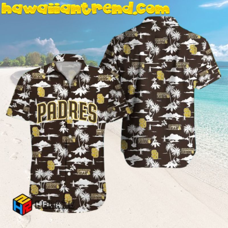 MLB San Diego Padres Special Design Swinging Friar Summer Hawaiian Shirt