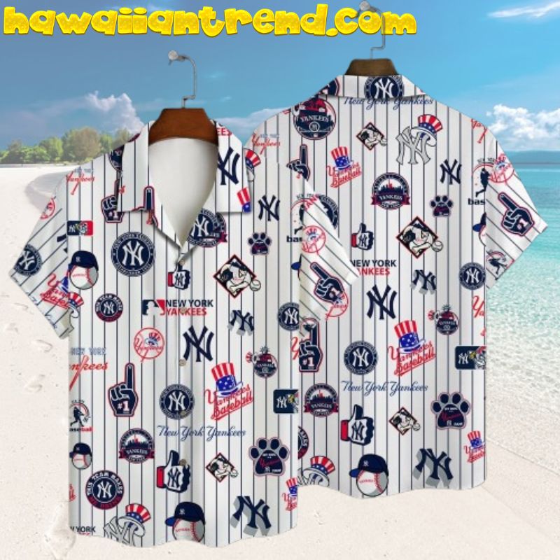 New York Yankees Major League Baseball Jersey Printted Style Hawaiian Shirt