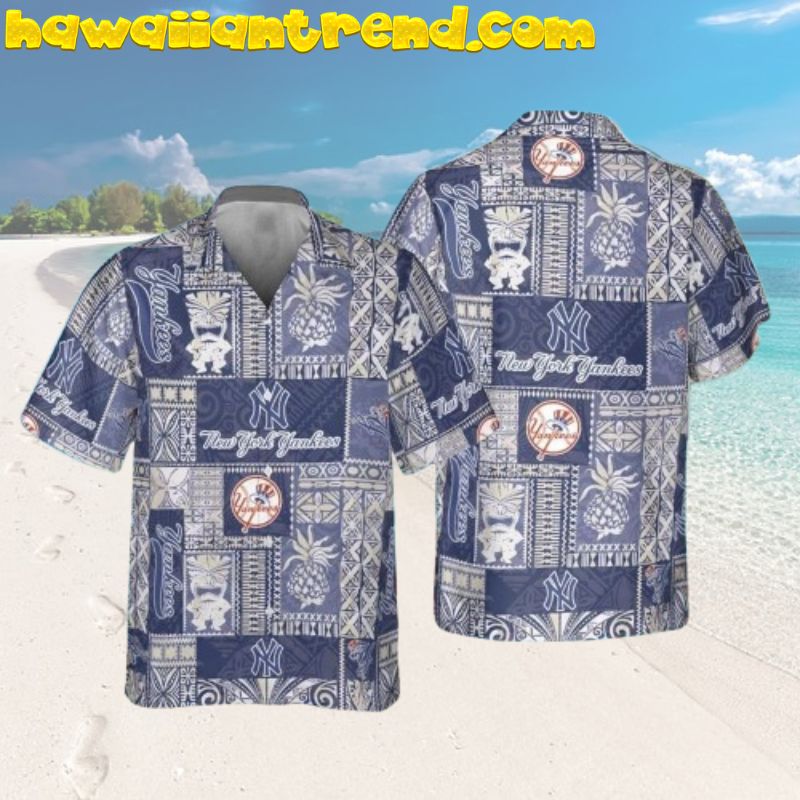New York Yankees MLB Hot Trending Vintage Tiki Pattern Design Hawaiian Shirt