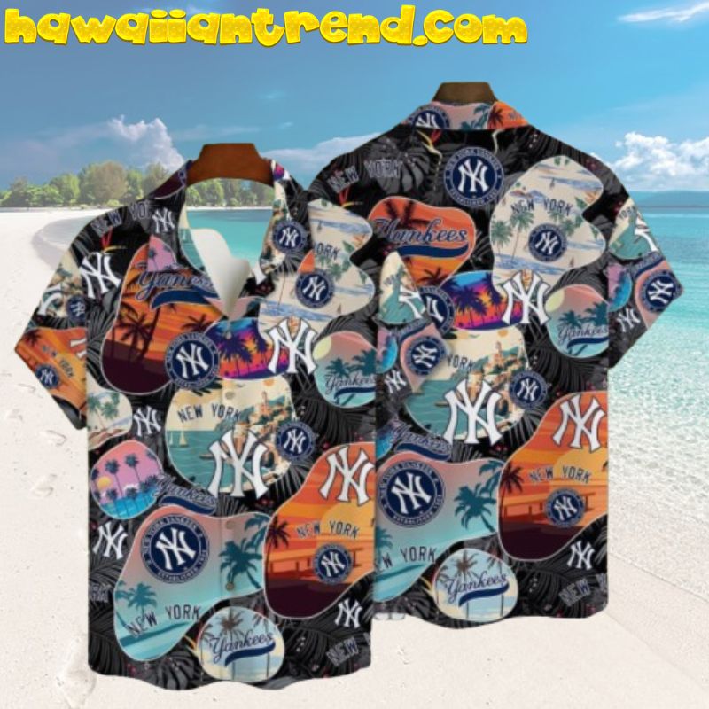 New York Yankees Retro Summer Summer Holiday Hawaiian Shirt