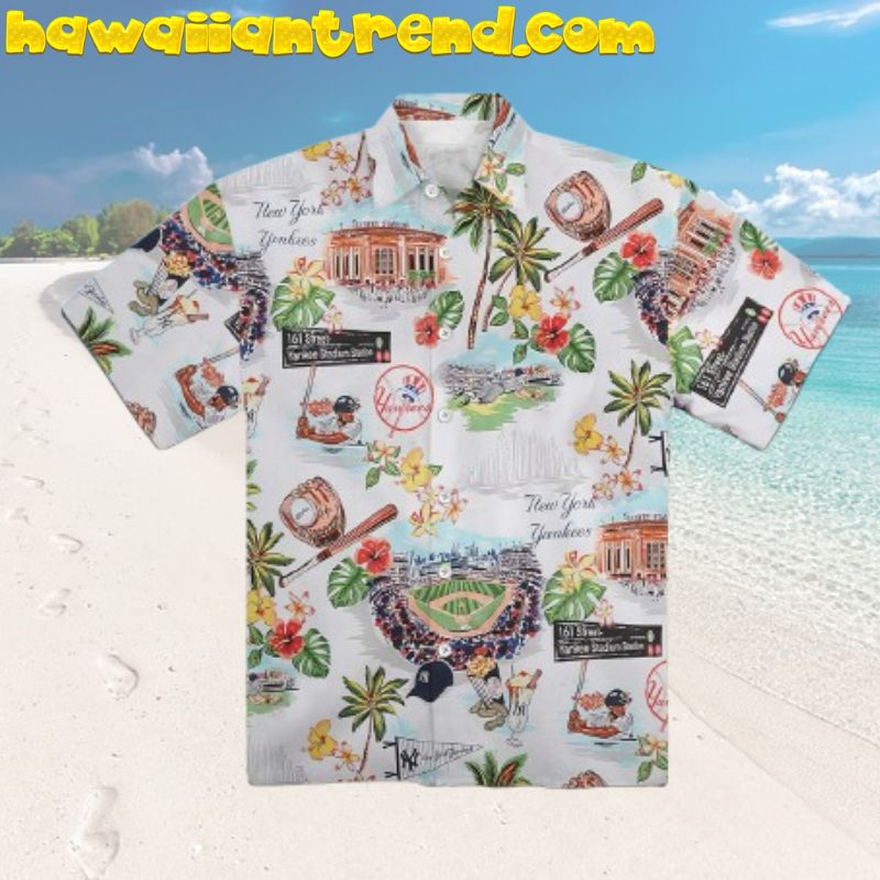 New York Yankees Scenic Stadium Moment Aloha Hawaiian Shirt