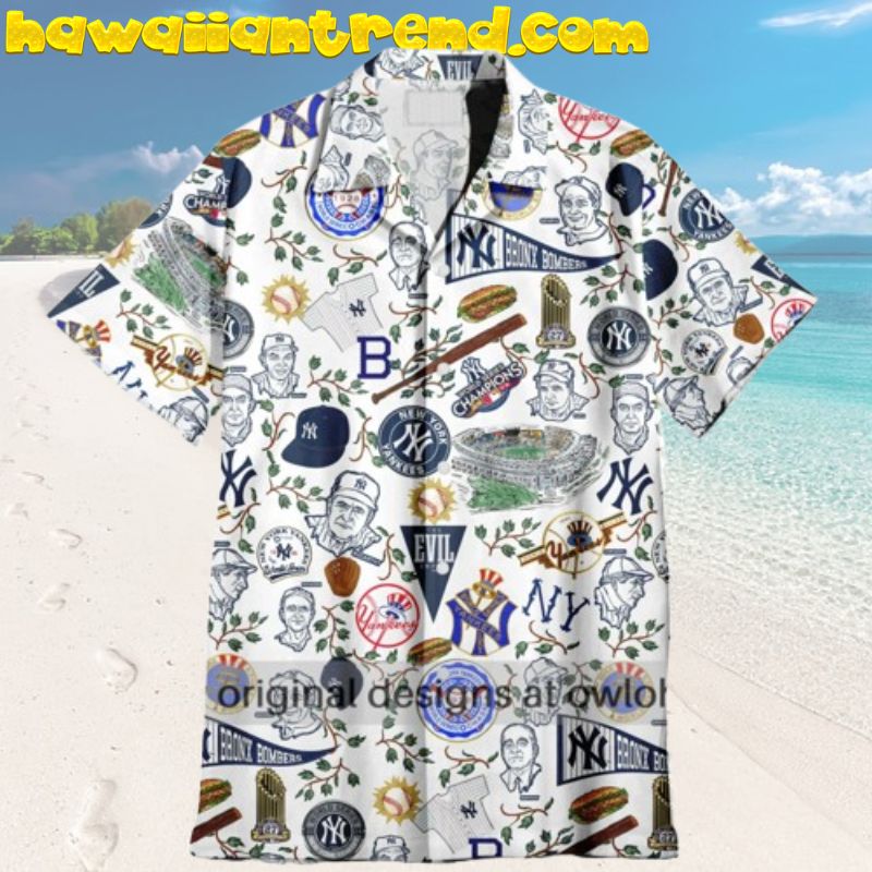 New York Yankees World Series Vintage Design For Real Fan Hawaiian Shirt