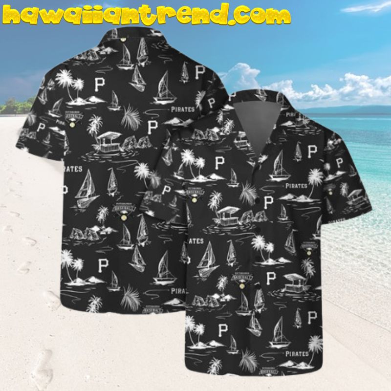 Pittsburgh Pirates Coastal Sailing Summer Vibes Hawaiian Shirt