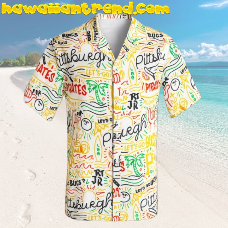 Pittsburgh Pirates Fan Art Design Hawaiian Shirt