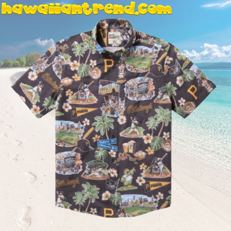 Pittsburgh Pirates MLB Team Scenic Design For Fan Aloha Hawaiian Shirt